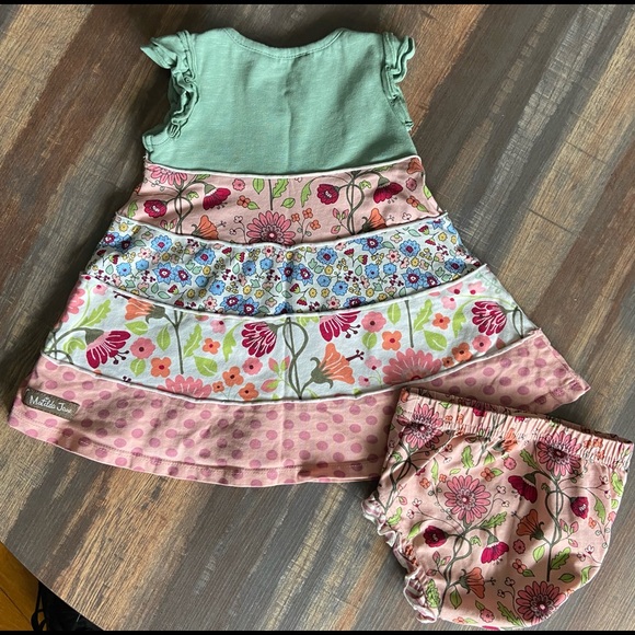 Matilda Jane dress w/matching diaper cover 3-6 months - Picture 2 of 2